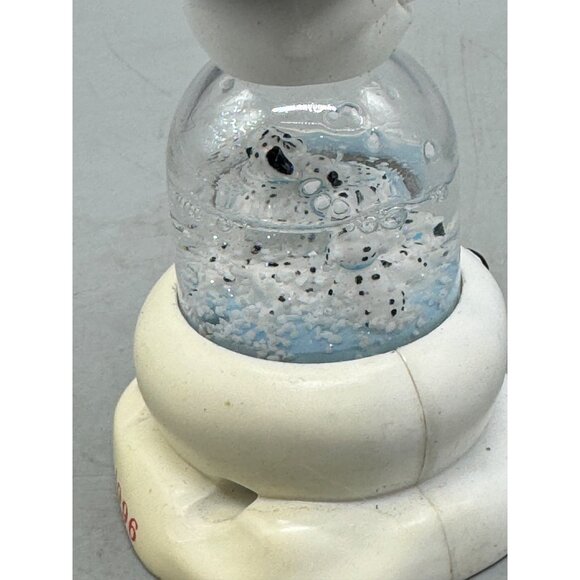 Christmas Disney 101 Dalmatians Snowman Globe Figurine 1996 Collectible READ - Picture 7 of 11